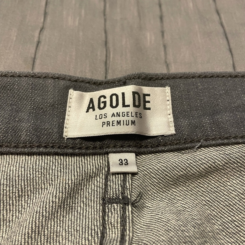 Agolde Los Angeles Premium Gray Men’s Jeans - Picture 3 of 5